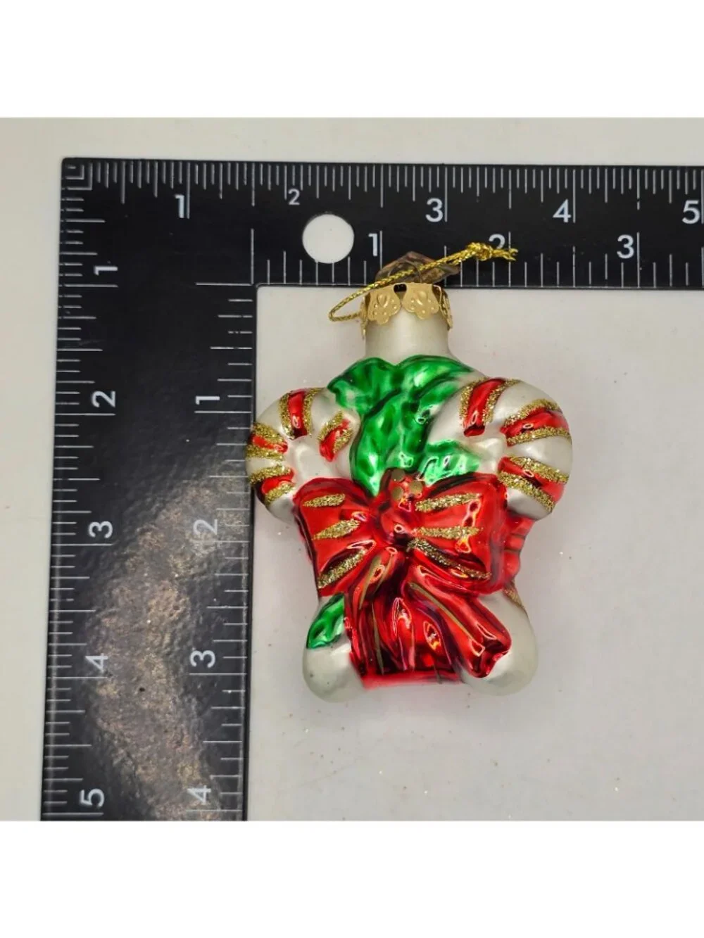 Christmas Ornament Glass Candy Cane Thomas Pacconi Museum Series 2003 Vintage